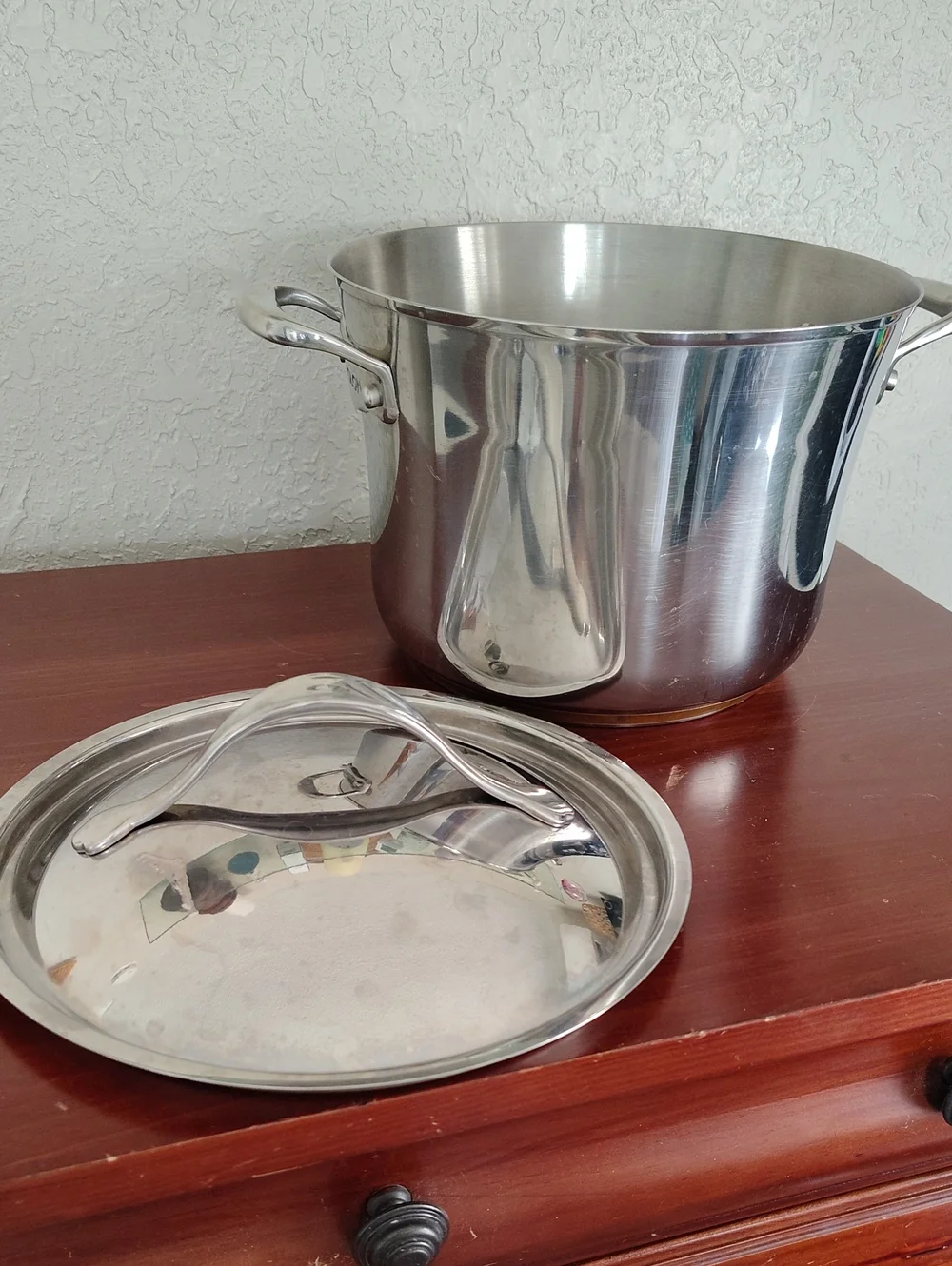 Anolon Stainless Steel Copper Bottom 6.5 Quart Stockpot